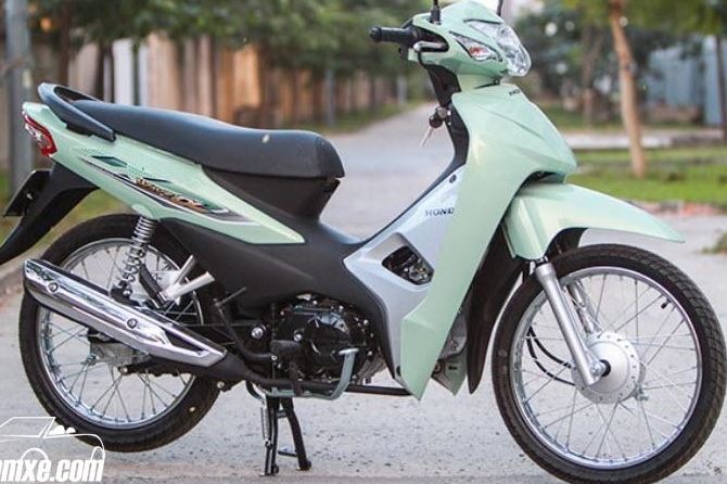 Hình ảnh thực tế Honda Wave Alpha 110 màu cam